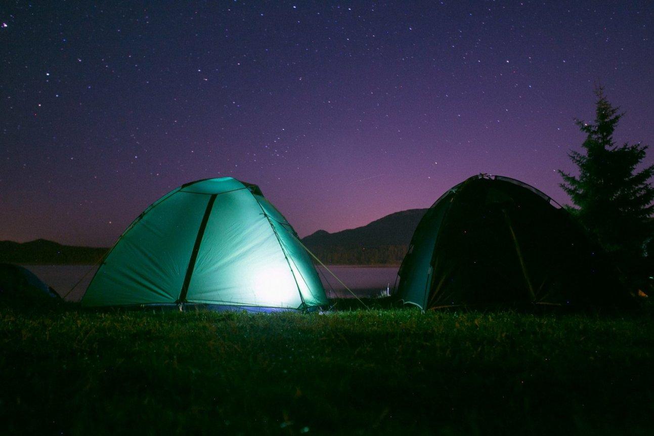 Ночевка в палатках в путешествии