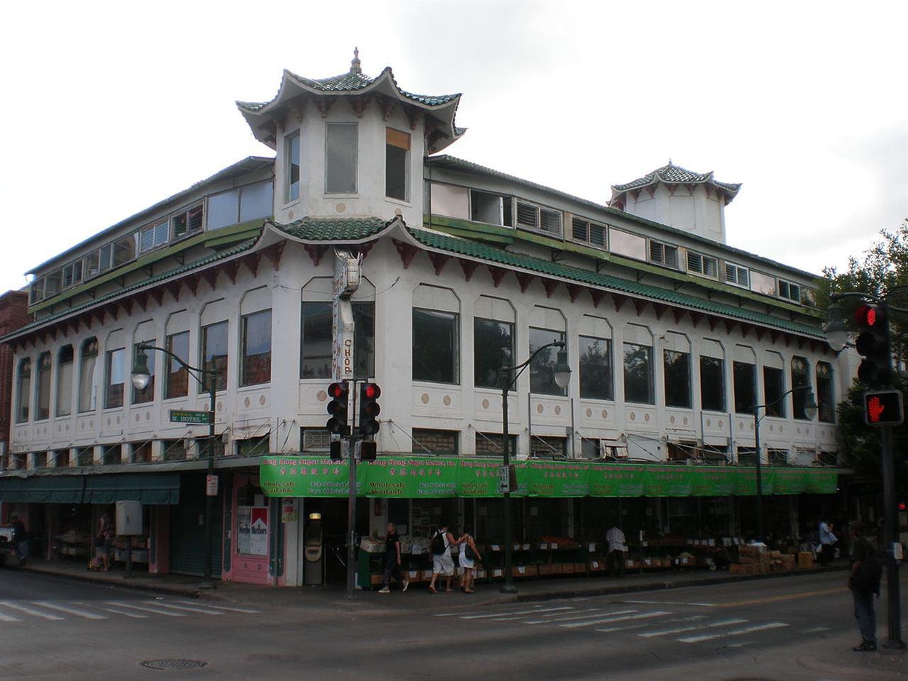 Центральный базар Чайнатаун Гонолулу Гавайи