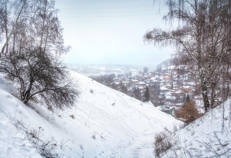 плёс зимой