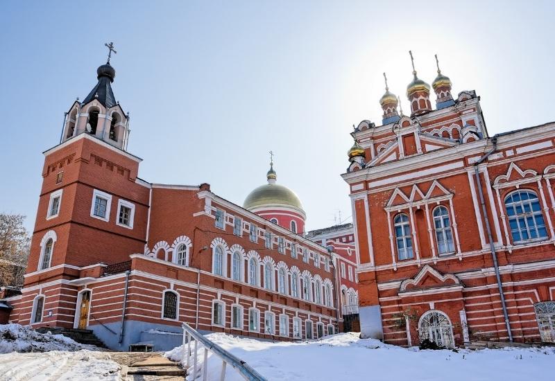 иверский монастырь в самаре зимой