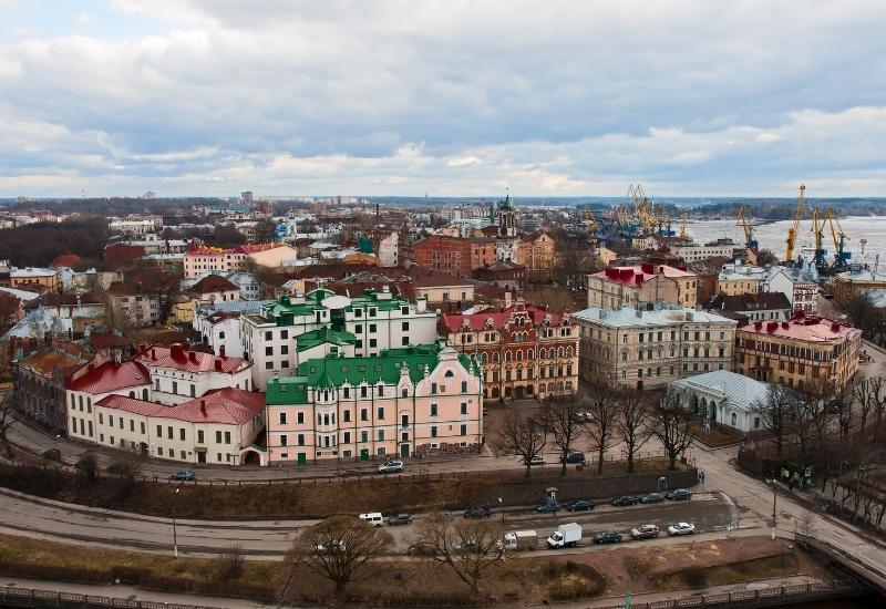 старый город в выборге