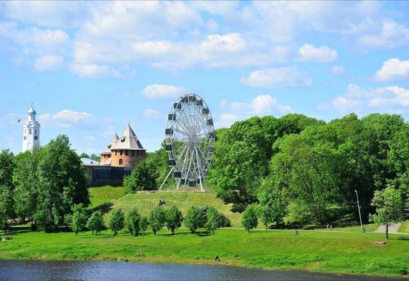 Кремлевский парк – любимое место новгородцев.