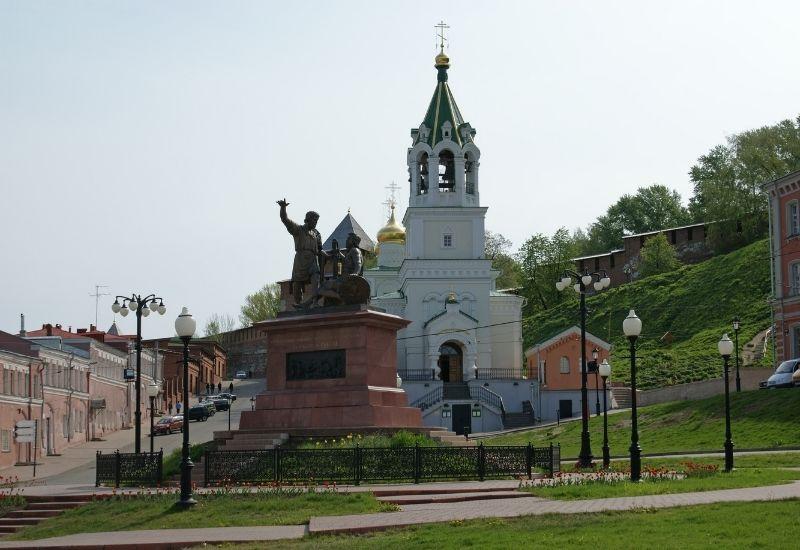 памятники Нижнего Новгорода (Минин и Пожарский)