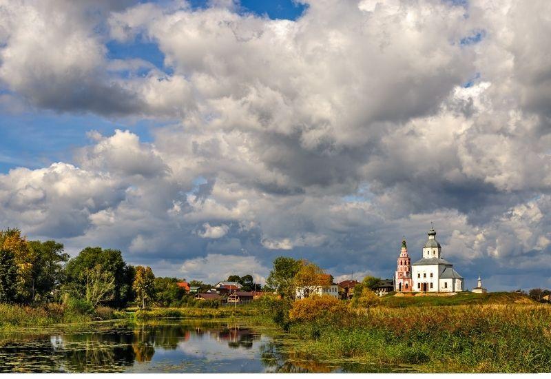 Суздаль, река Каменка.