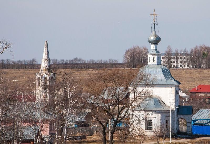 Суздаль Богоявленская и Рождественская церковь.