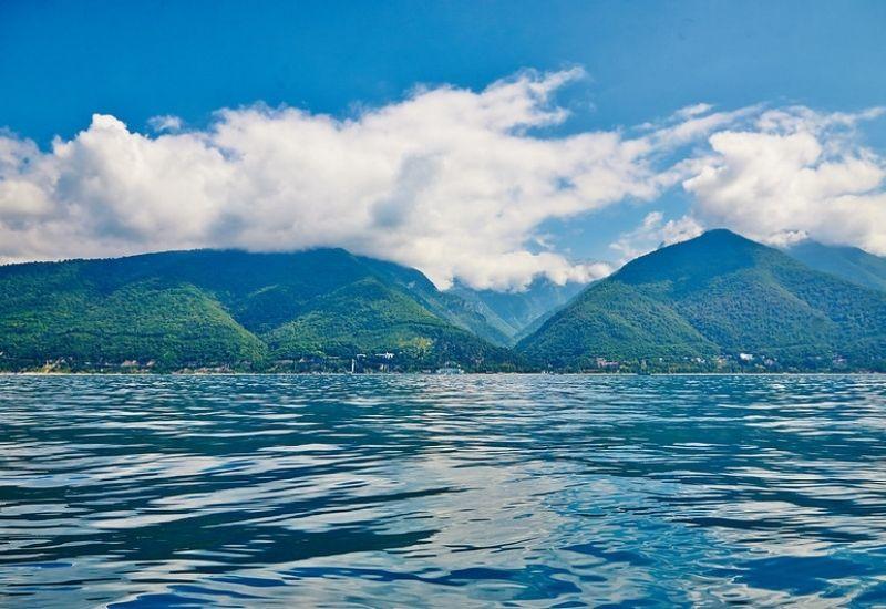 Старая Гагра вид с моря