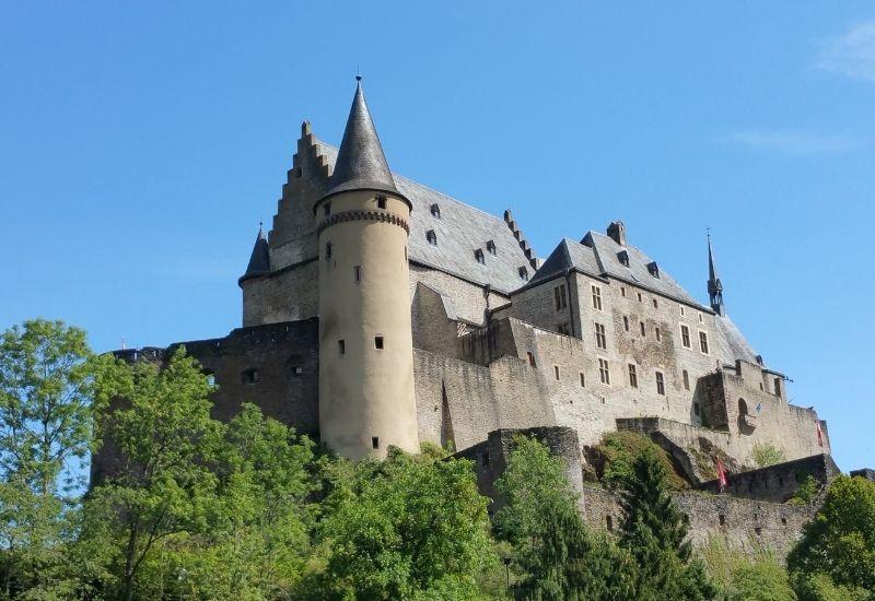 Вианден замок в Люксембурге