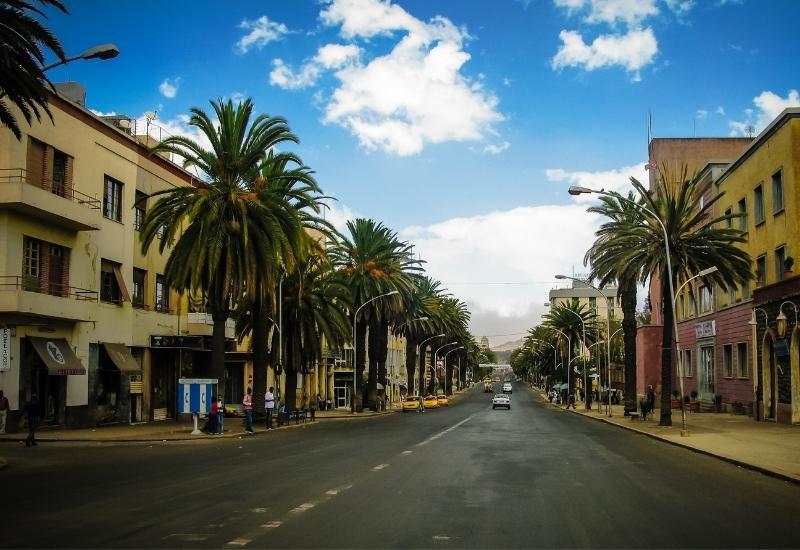 Город Асмэра, столица Эритреи