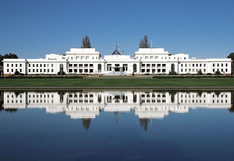 Канберра здание Парламента