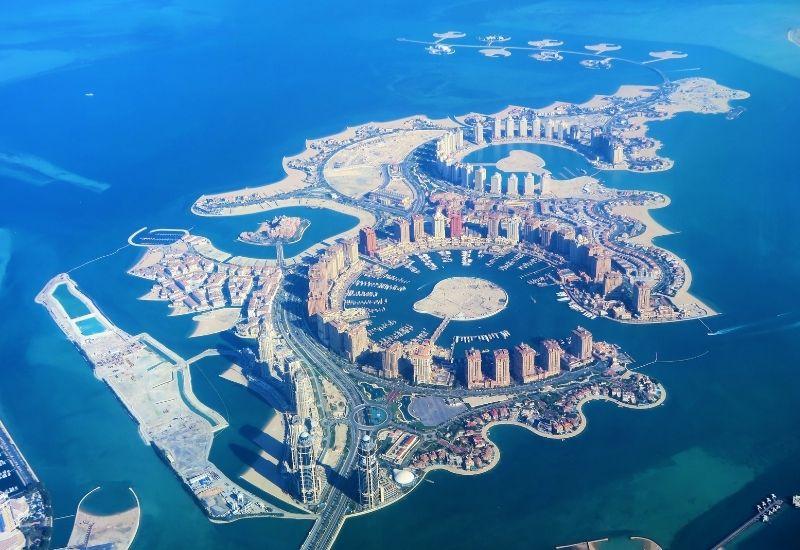 Искусственные острова государство Катар