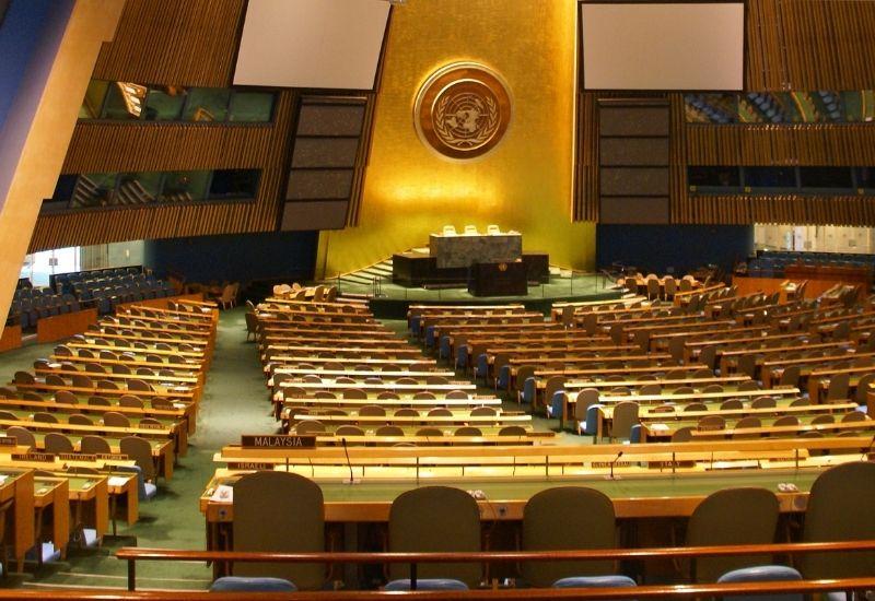 Зал заседаний ООН