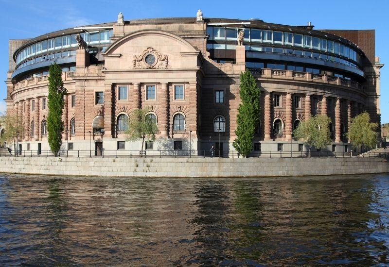 Парламент Швеции в Стокгольме