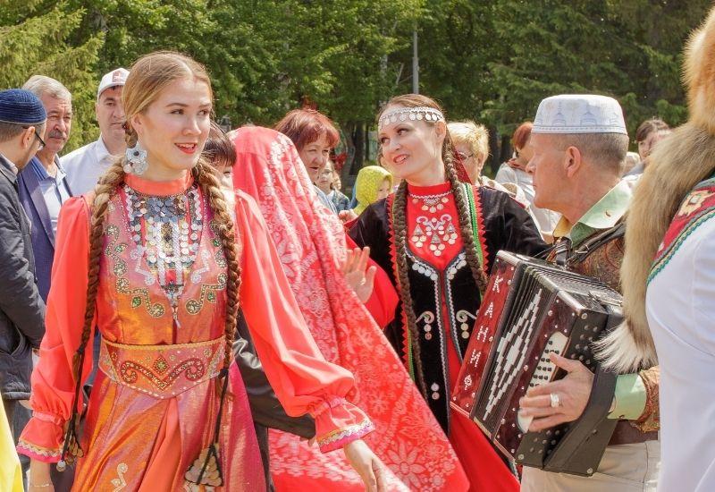 Татарский танец под баян