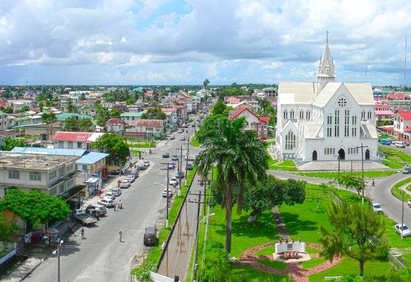 Столица Гайаны Джорджтаун
