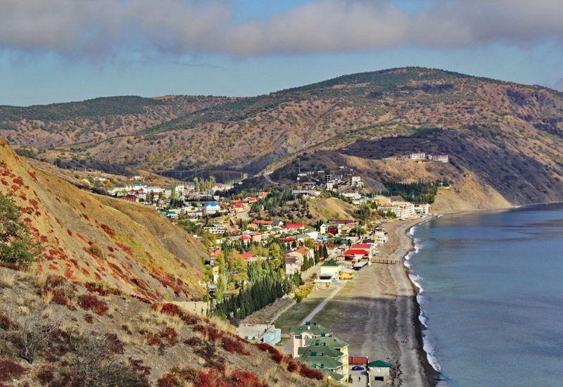 Крым село Рыбачье Алушта