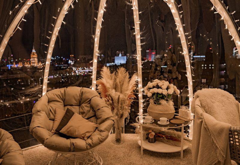 Кафе  One love Москва свидание на крыше