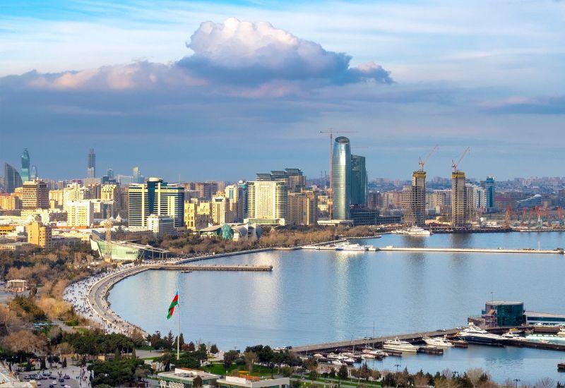 Азербайджан Баку отдых Каспийское море