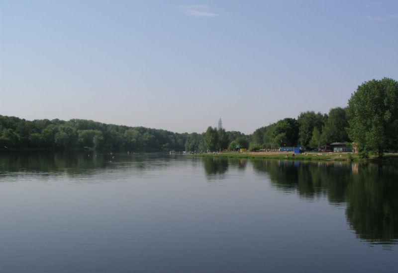 Пляж Большого садового пруда Москва