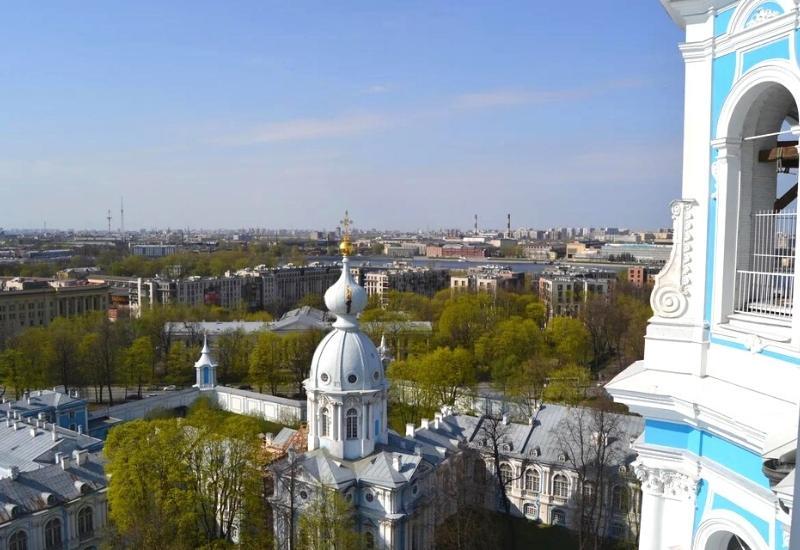 Звонница Смольного собора Санкт-Петербург
