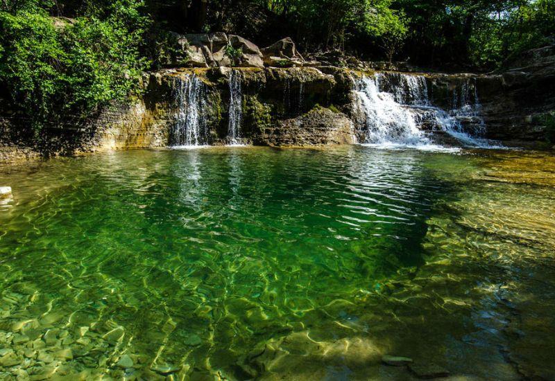 Водопады реки Жане где отдохнуть Краснодарский край