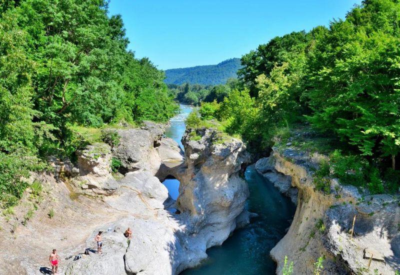 Ущелье Хаджокская теснина Краснодарский край где отдохнуть