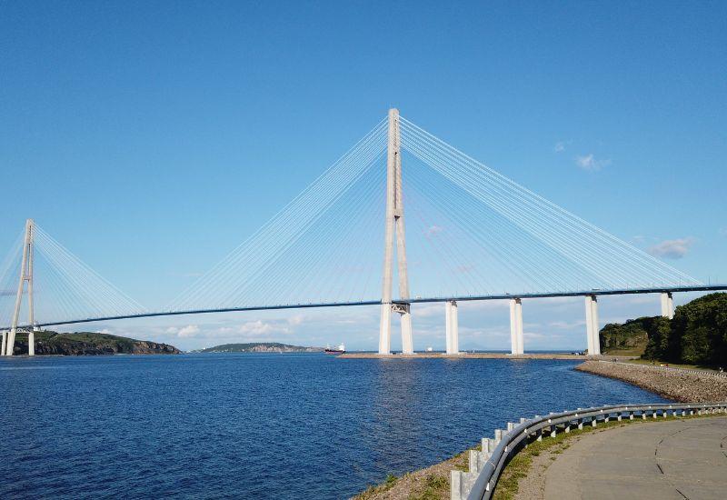 Вантовый мост на остров Русский  Владивосток