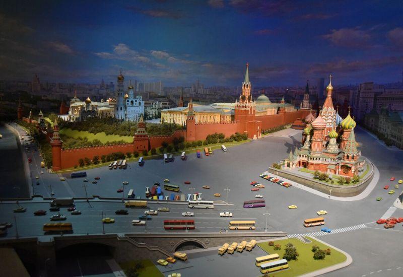 Диорама Москвы в гостинице Рэдиссон Ройал