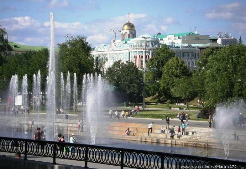Плотинка и Исторический сквер Екатеринбург 