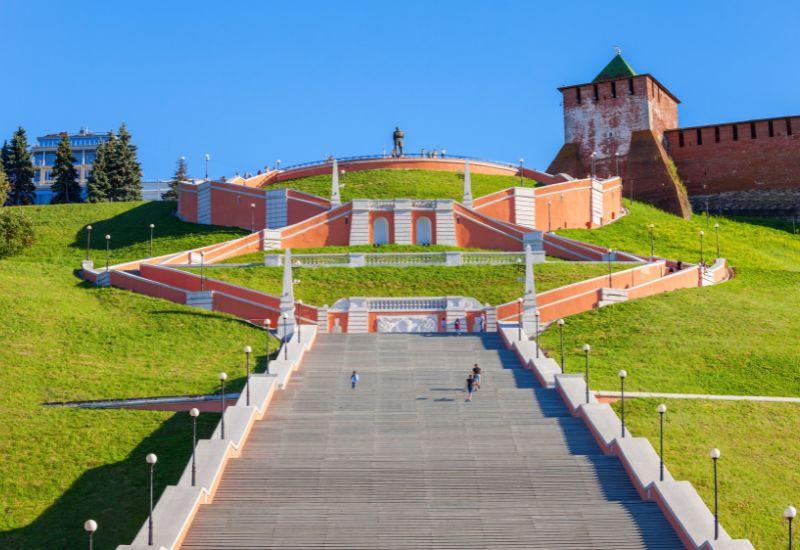 Чкаловская лестница куда сходить Нижний Новгород