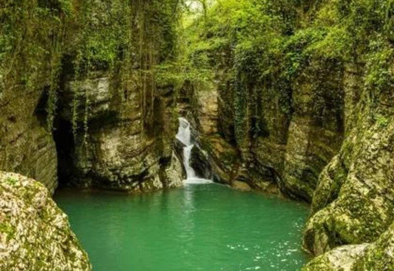 Куда сходить Сочи Агурские водопады 