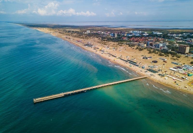 Пляж в Витязево Краснодарский край