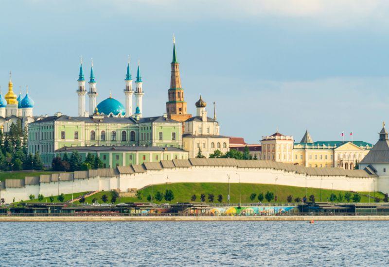 Река Казанка Кремль