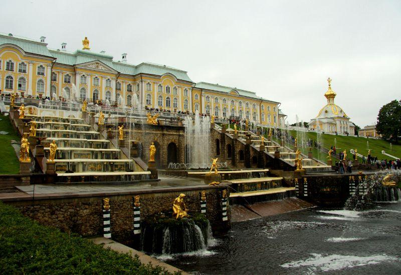 Петергоф каскад фонтанов