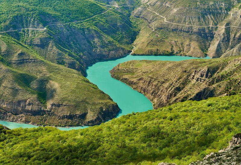 Поселок Дубки Сулакский каньон Дагестан что посмотреть