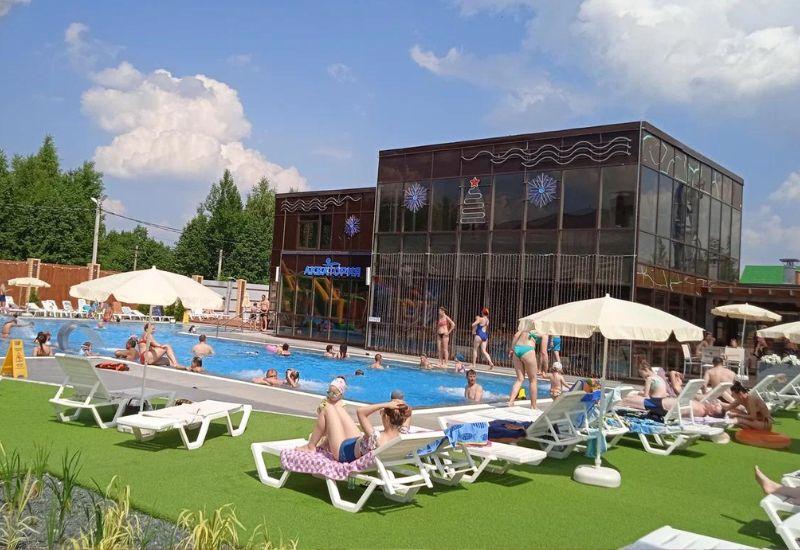 Бассейн с термальной водой комплекс Акватория Пермь