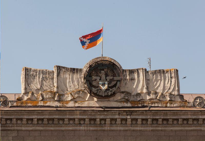 Нагорно-Карабахская республика флаг