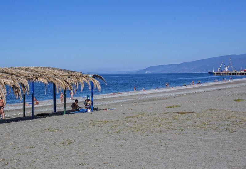 Поселок Цитрусовый совхоз пляж Абхазия