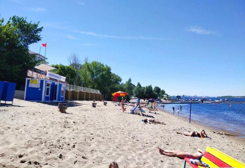 Пляж на Барбошиной поляне