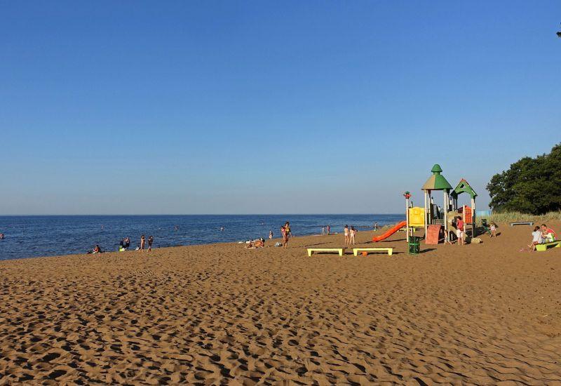 Поселок Ушково Детский пляж
