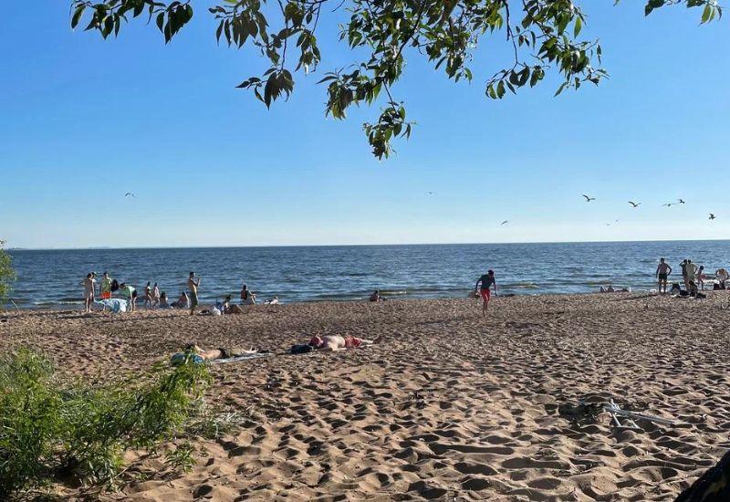 Поселок Репино Чудный пляж