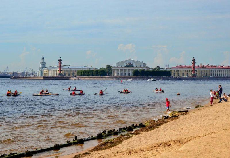 Пляж Петропавловской крепости