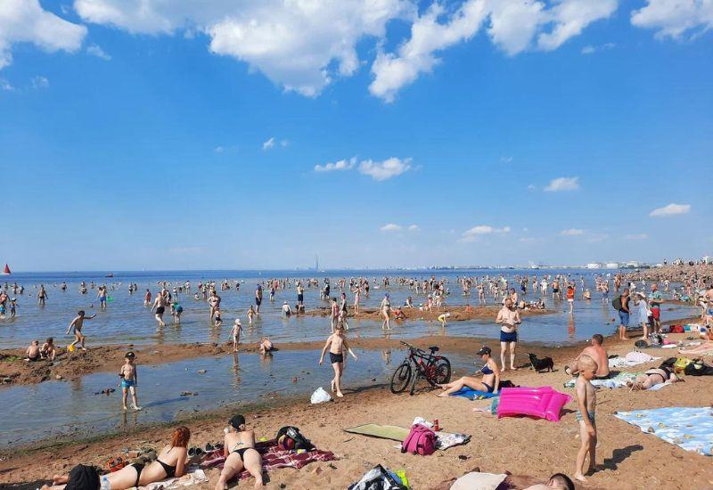 Пляж Жемчужный СПб