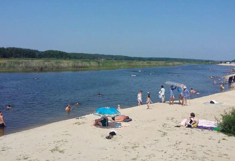 Пляжная зона Сосновый бор