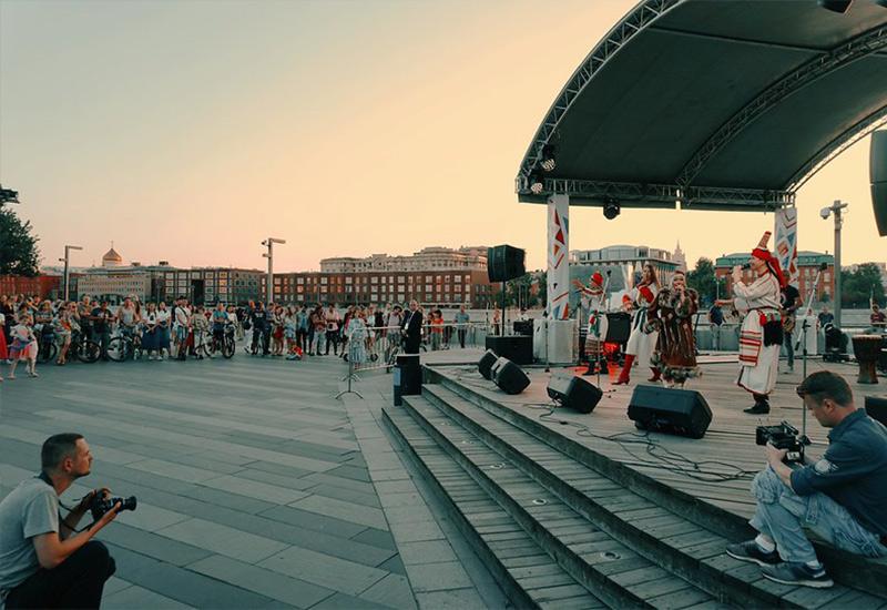 Музеон концертная площадка день города Москва
