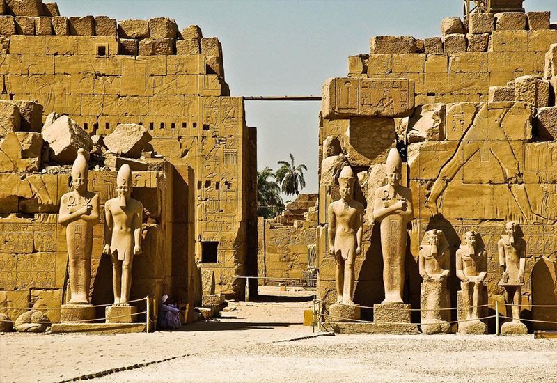 Развалины Луксорского храма Амона-Ра