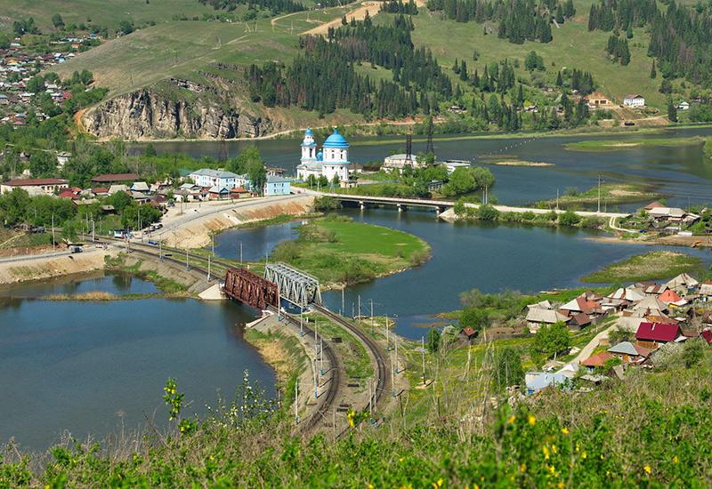 Мост через реку Сим рыбалка Челябинская область