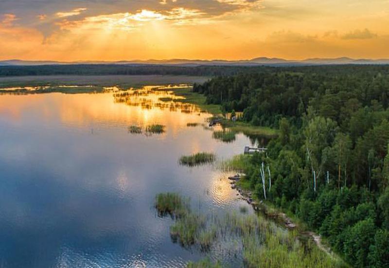 Село Тайгинка озеро Акакуль рыбалка Челябинская область