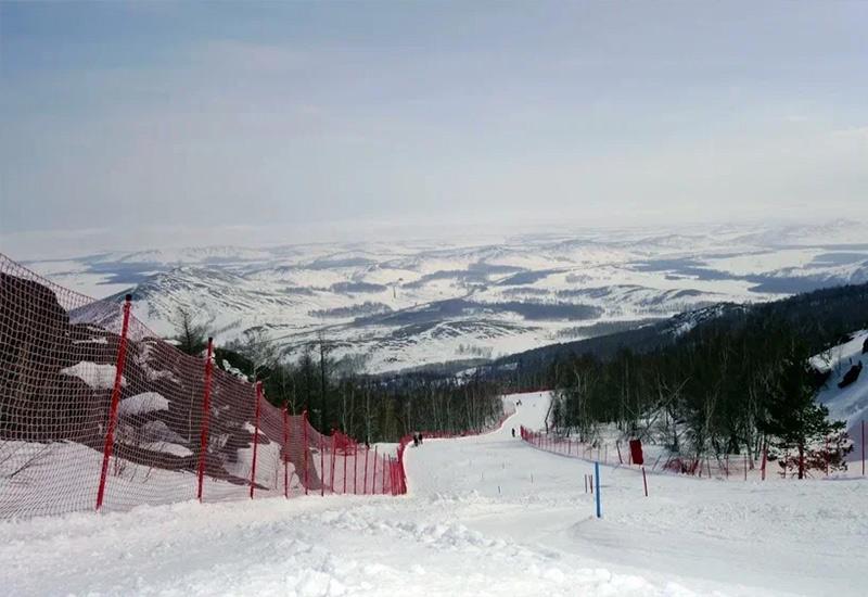 Трасса для лыжников курорт Банное