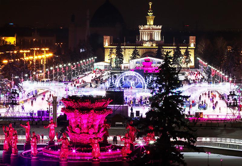 ВДНХ в Москве новогодние праздники