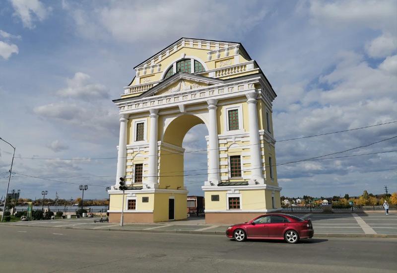 Триумфальная арка Московские ворота Иркутск куда сходить